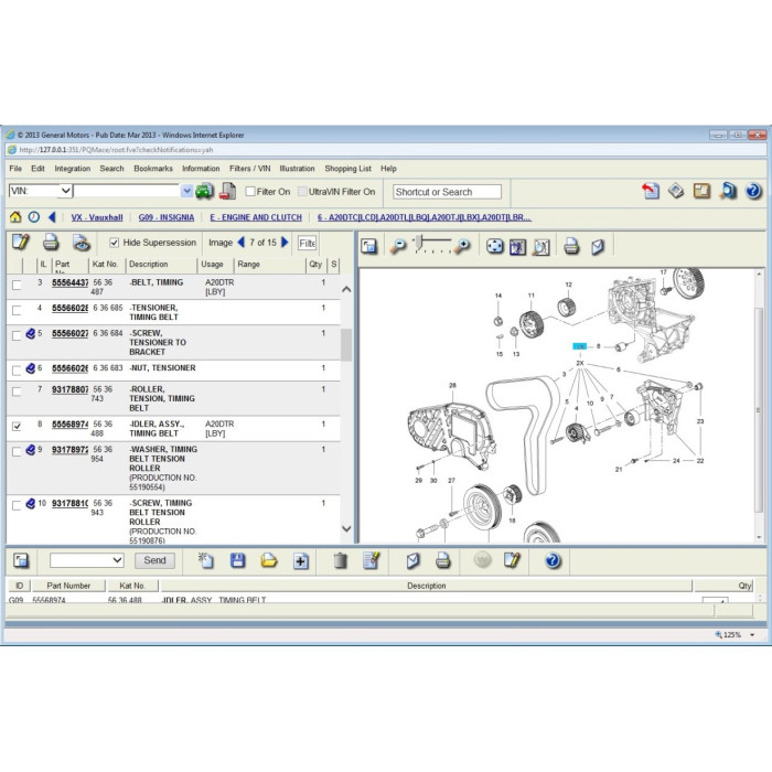 OPEL / VAUXHALL EUROPE EPC PARTS CATALOG 2013